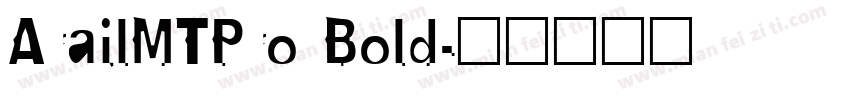 ArailMTPro Bold字体转换